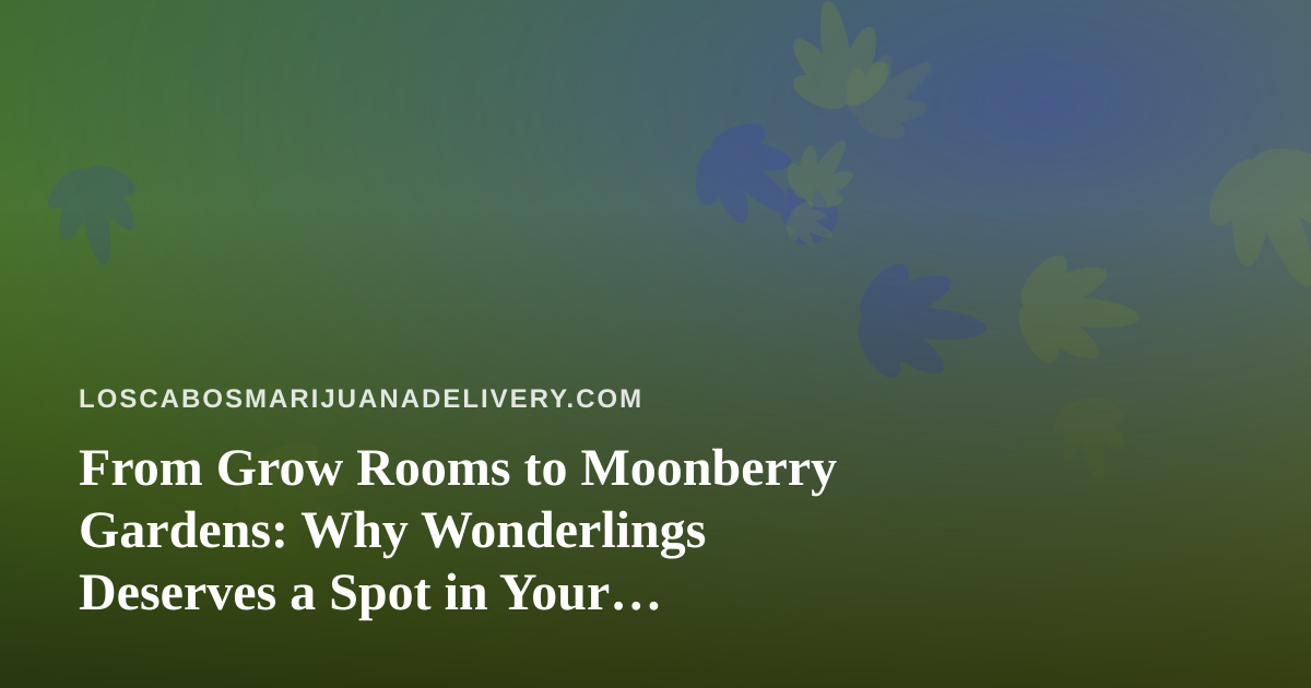 From Grow Rooms to Moonberry Gardens: Why Wonderlings Deserves a Spot in Your Downtime